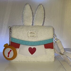 Loungefly Alice in Wonderland White Rabbit Bag